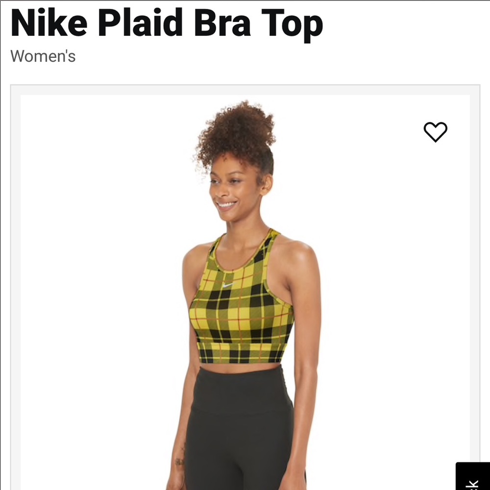 Nike active Bra top